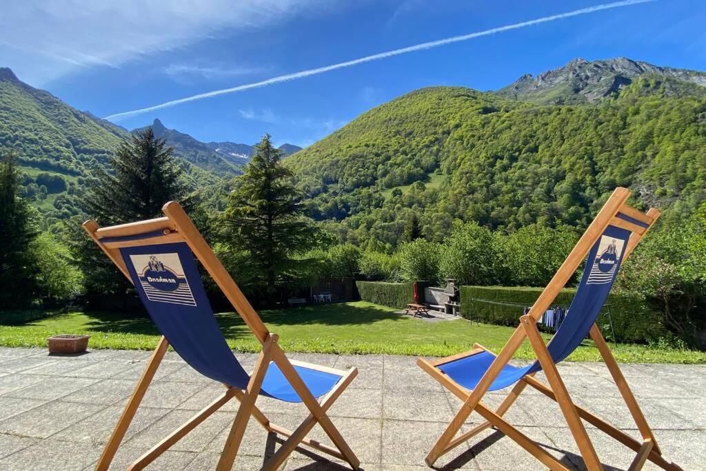 T2 Ensoleille. Terrasse, Jardin Commun, Vue, Parking. Lägenhet Cauterets Exteriör bild